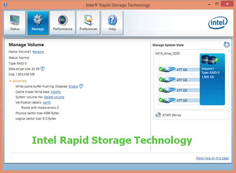 intel rapid storage technology driver